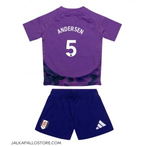 Fulham Joachim Andersen #5 Kolmaspaita Lapsille 2024-25 Lyhythihainen (+ shortsit)